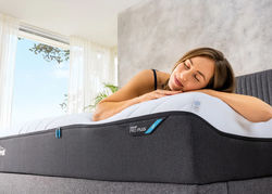 TEMPUR PRO PLUS SMARTCOOL 25 MEDIUM FIRM HYBRID aukštos kokybės vėsinančio pojūčio viskoelastinis čiužinys miegamojo kambario lovai